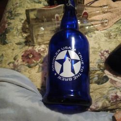 Vintage Growler USA True Of The Brew Bottle