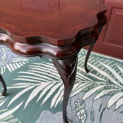 Vintage Edwardian Mahogany Entry Table