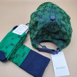 Green Gucci Hat and Socks
