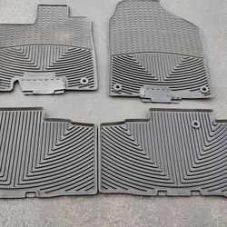WeatherTech All-Weather Floor Mats Set of 4 - Honda Pilot/Passport 2016-2022