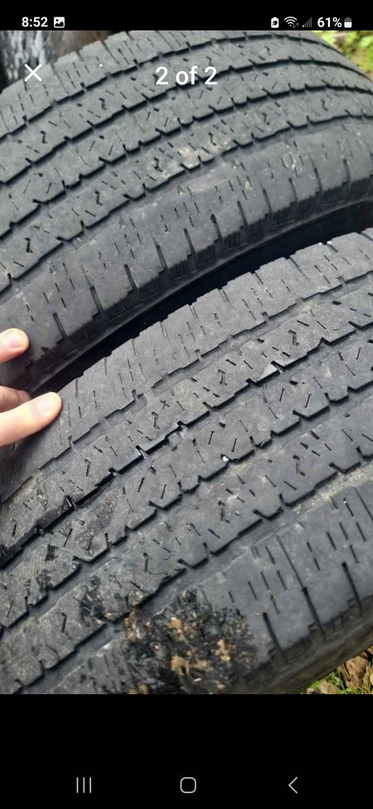 245/75R17 LT (2 TIRES) $60