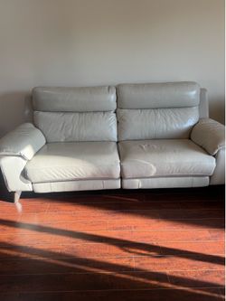 Leather couch