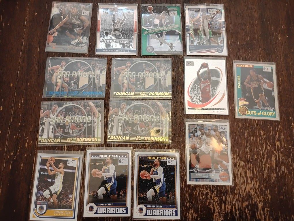 Basketball 14 Card Lot! Rookies, Hofs, All Stars