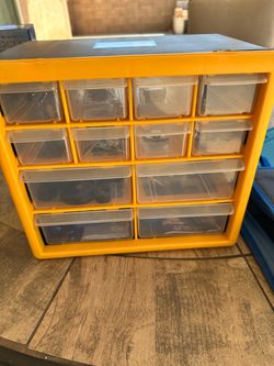 Small Parts Organizer Cabinet 12 Drawers