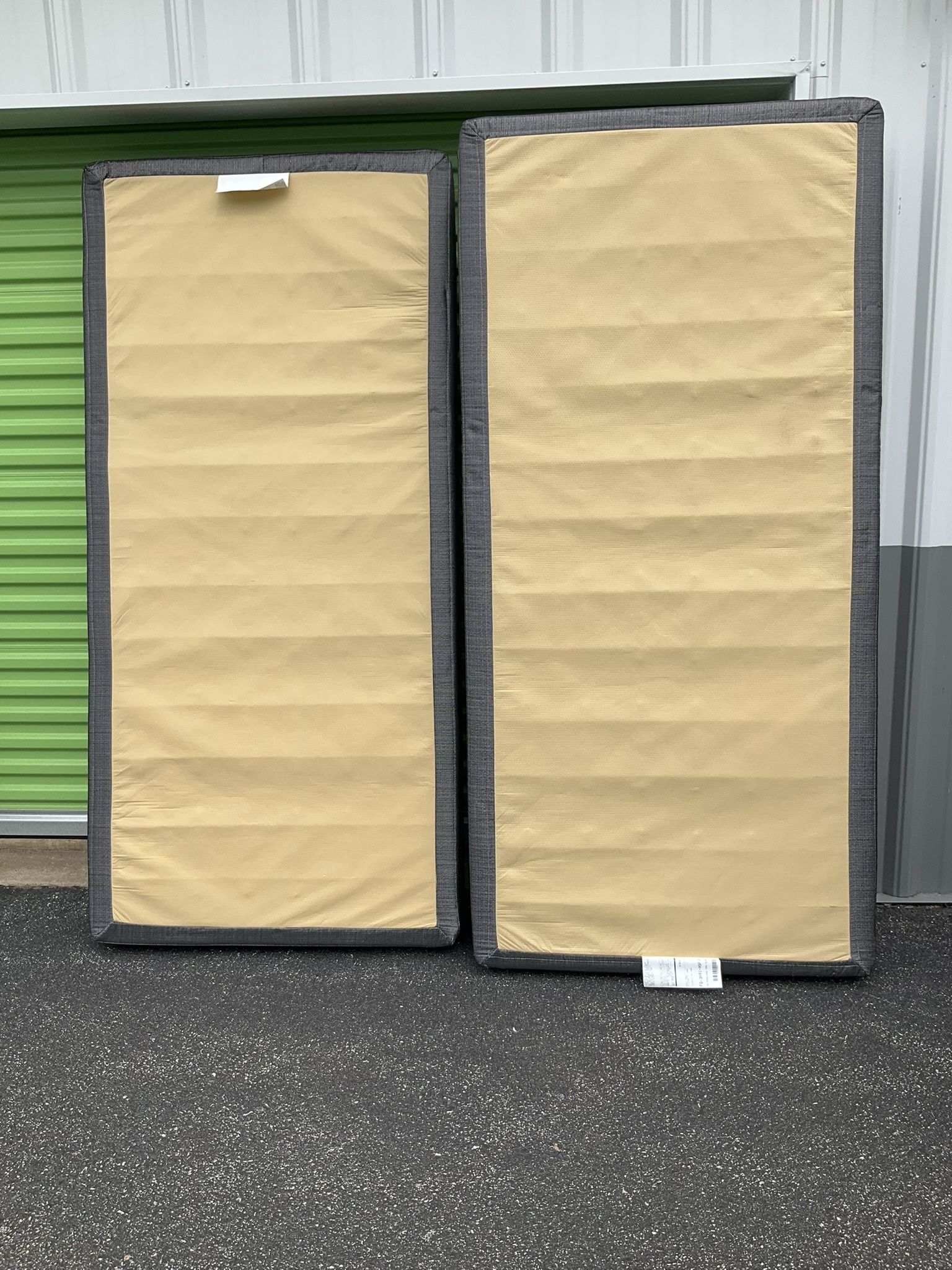 Two KINGSDOWN Twin High Profile Box Spring