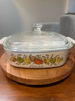 Corning Ware L'Echalote Casserole Dish with Glass Lid