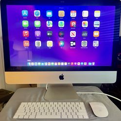 Apple iMac i5 Late 2015 21.5” Fresh Install iOS Monterey Runs and Looks like New!