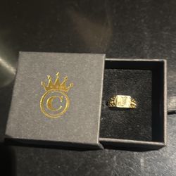 10k “J” initial ring