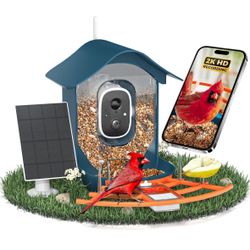 Smart Bird Feeder with Camera, 2K HD AI Identify Birds Species, 