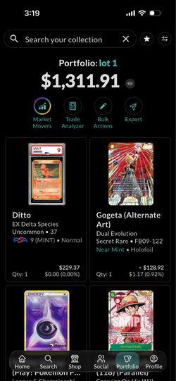 POKEMON CARD  , ONE PIECE AND DRAGON BALL LOT ASK FOR THE FULL LIST