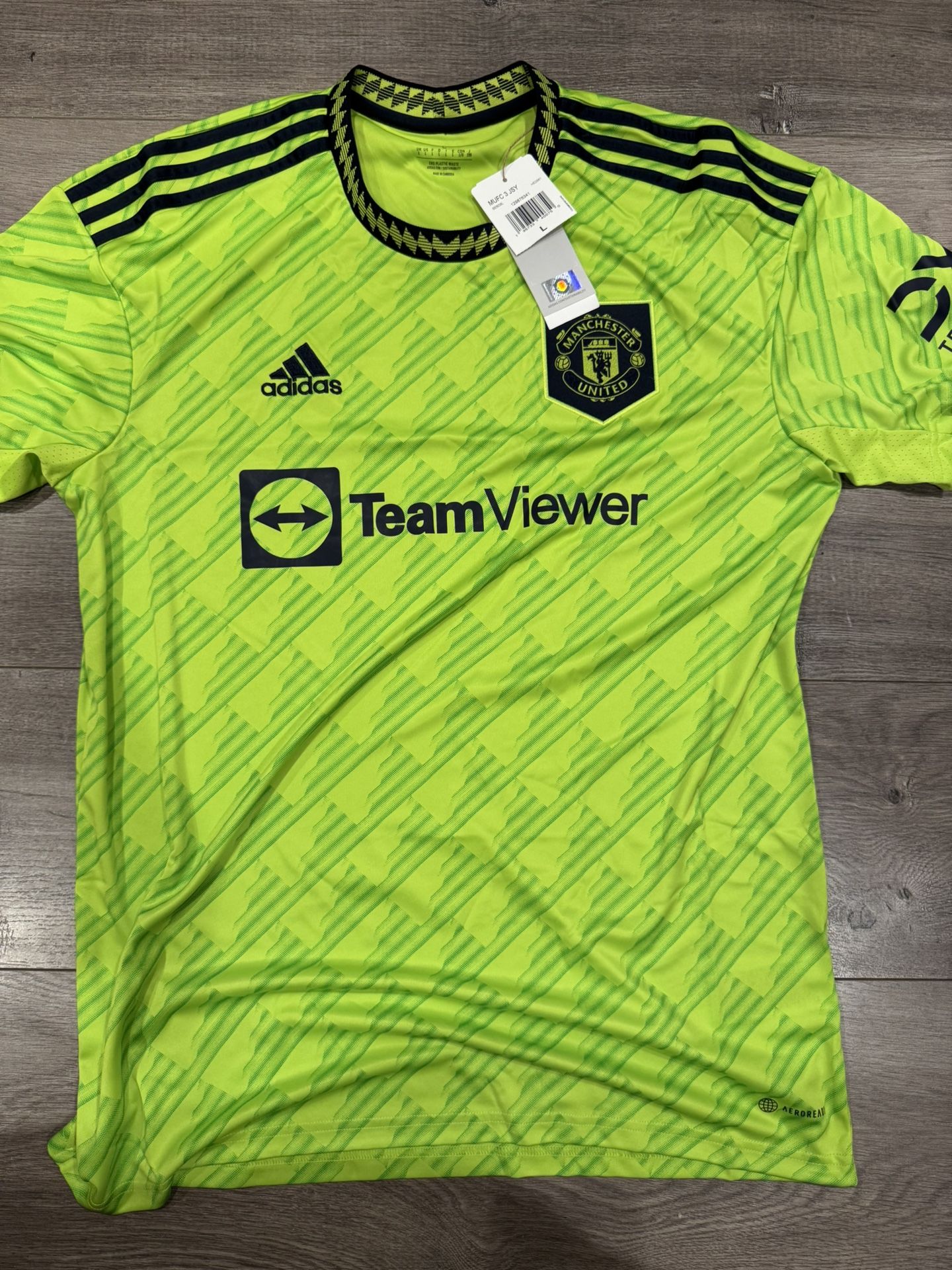 Adidas Manchester United Soccer Jersey Size Large Men New