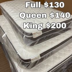 NEW Queen Pillow Top Mattress Sets 