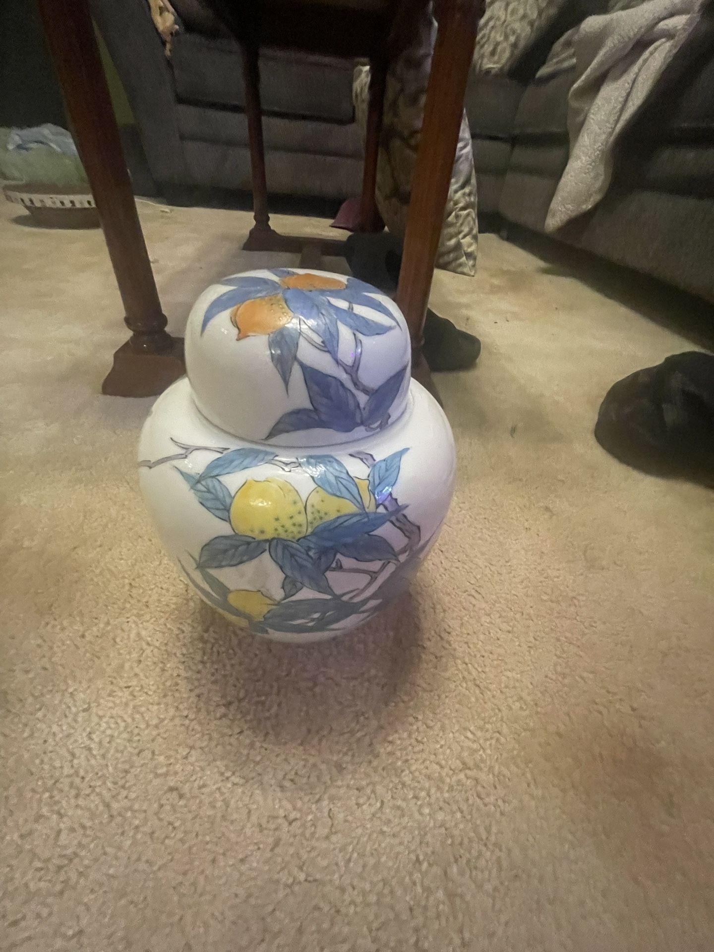 Vintages Orange And Lemon Ginger Jar