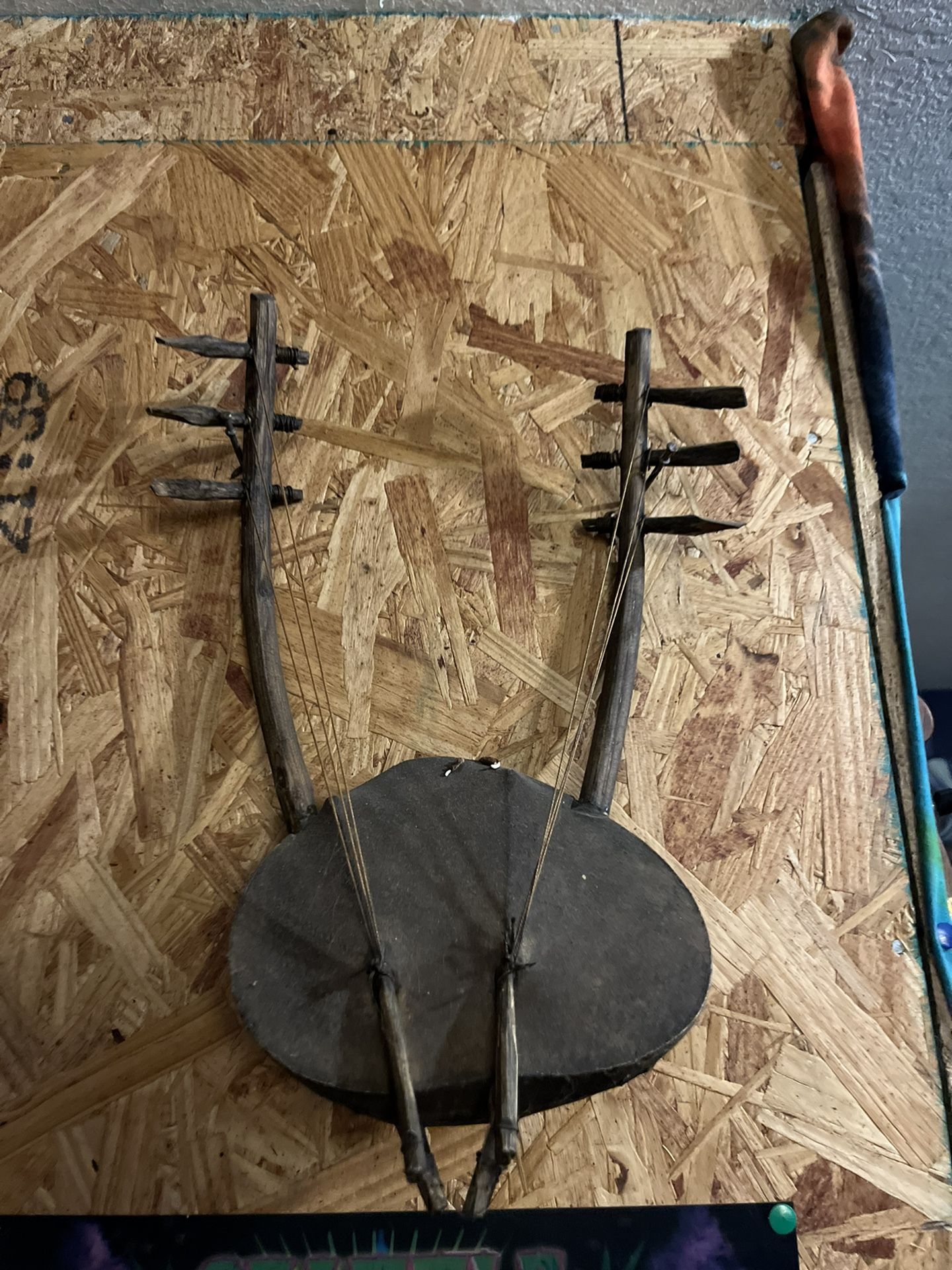 Stringed Gourd Instrument From Africa .