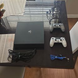 PS4 Pro 1TB With 2 Dual Shock Controllers Very Legit 