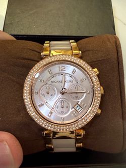 MK Michael Kors Rose Gold Watch Woman’s