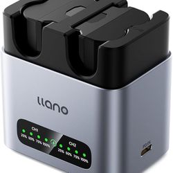 llano 2-Pack NP-W235 Batteries and 20W Fast Charger Set for Fujifilm