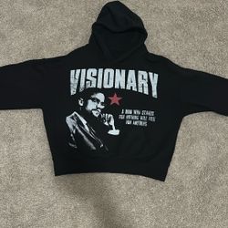 Black White Visionary Hoodie
