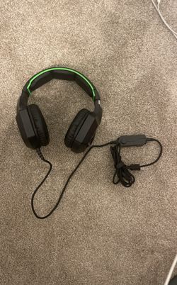 Shockwave Over The Ear USB Wired Gaming Headset With Boom Microphone Mic 7E