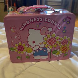 Hello Kitty Tin Lunch Box 