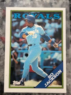 Two 1988 Bo Jackson Error Cards