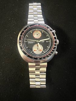 April 1972 Vintage Seiko UFO Chronograph 6138-0017 Automatic Watch Serviced