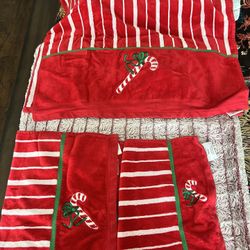 Christmas Bath Towels