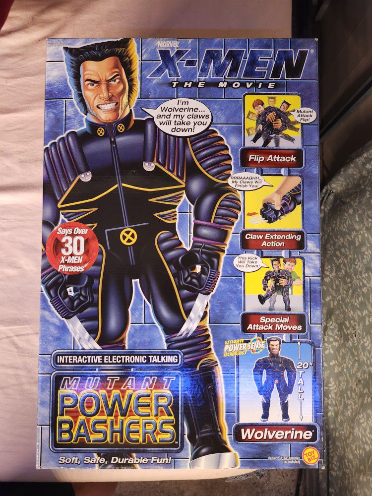 X-Men Wolverine Mutant Power Basher Toy
