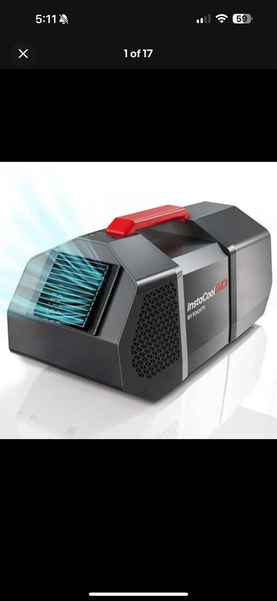 Portable camping air conditioner