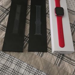 Red Apple Watch 7 45 MM Unlocked / No Scratches 