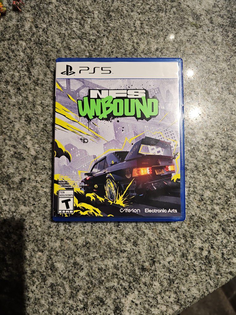 PS5 GAME  UNBOUND NEED FOR SPEED. Nephew  GOT as  Birthday Present.  Never Played It So It's New . 