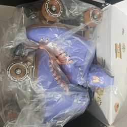 Moxi Beach Bunny Roller Skates Size 6 