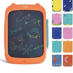 Drawing Board Toddler Toys for Kids 11in LCD Transparent Writing Tablet with 5 Cards Doodle Board