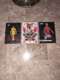 Manchester United Football Trading Cards Lot of 3
