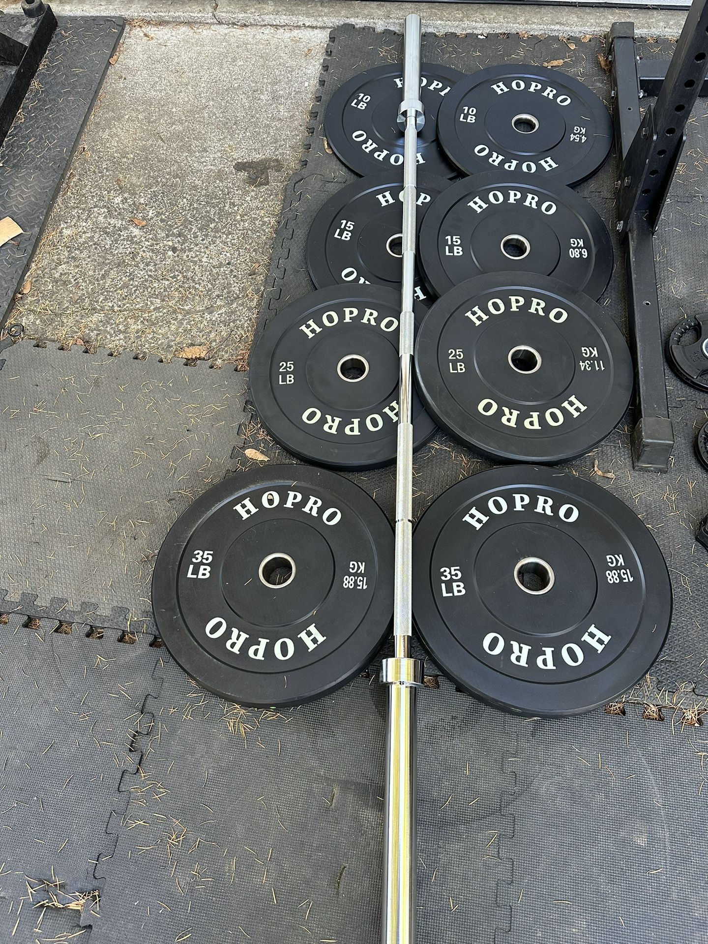 Olympic Barbell & Bumper Plates
