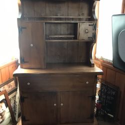 Antique Maple Hutch