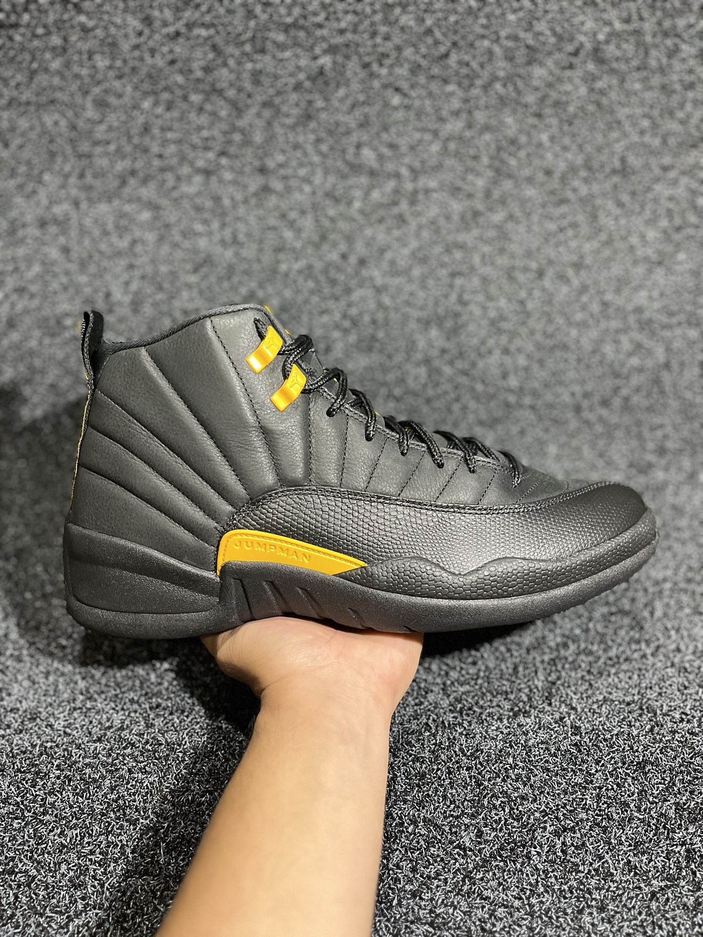 Jordan 12 Black Taxi 