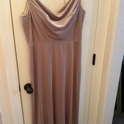 Velvet Dress Used 1x For Wedding 