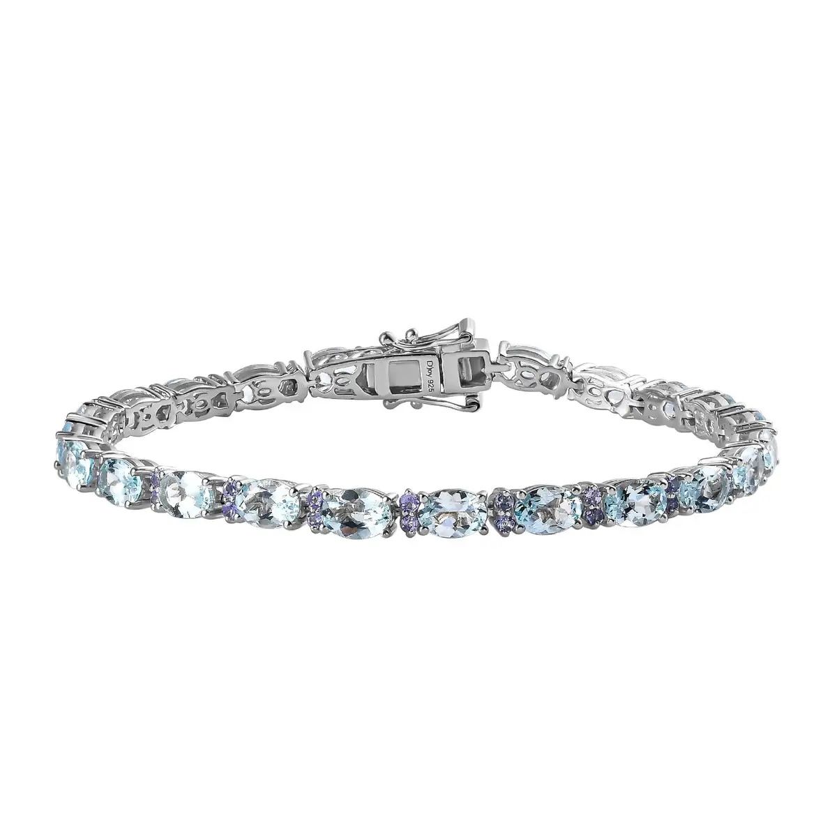 Premium Mangoro Aquamarine & Tanzanite Bracelet - new! 