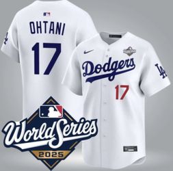 Los Angeles Dodgers Shohei Ohtani 2025 World Series Patch Jersey New W Tags Mens Medium M, Large L, Extra Large XL