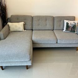 West Elm: Barely Used Gray Section