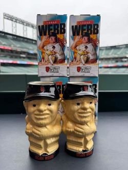 Logan Webb tiki mugs