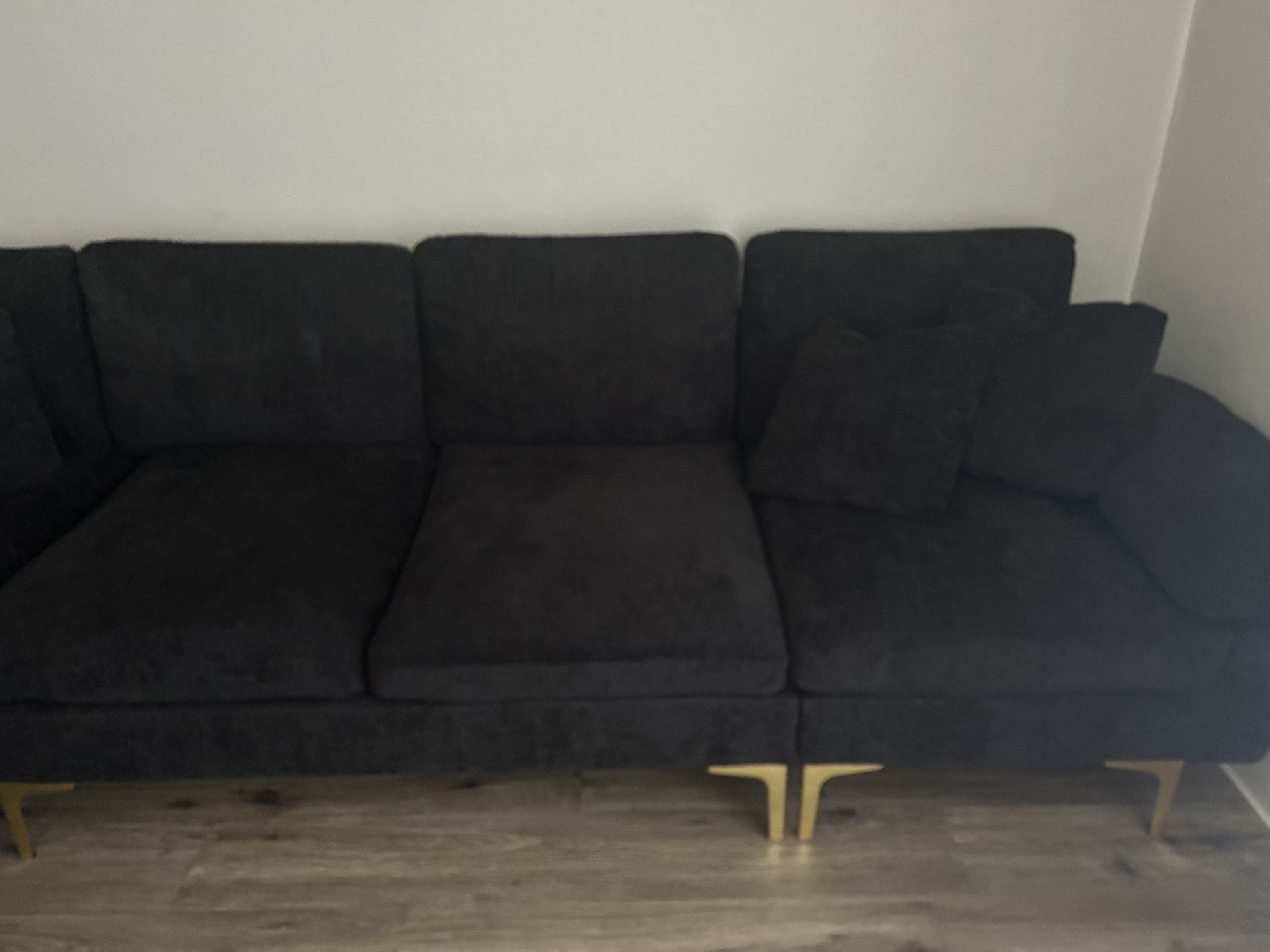 Used Black Couch