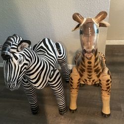 Giraffe & Zebra Inflatable 