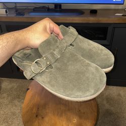 Polo Ralph Lauren Turbach Clog – Olive Suede Leather – Men’s Size 13