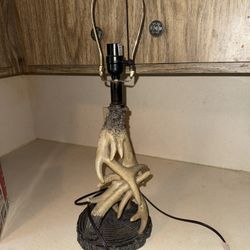 Deer antler Lamp  2 Avail 