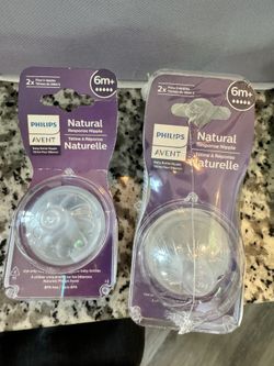 6 new 6+ month Phillips advent bottle nipples