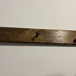 Wall Mounted Wood Coat Hanger