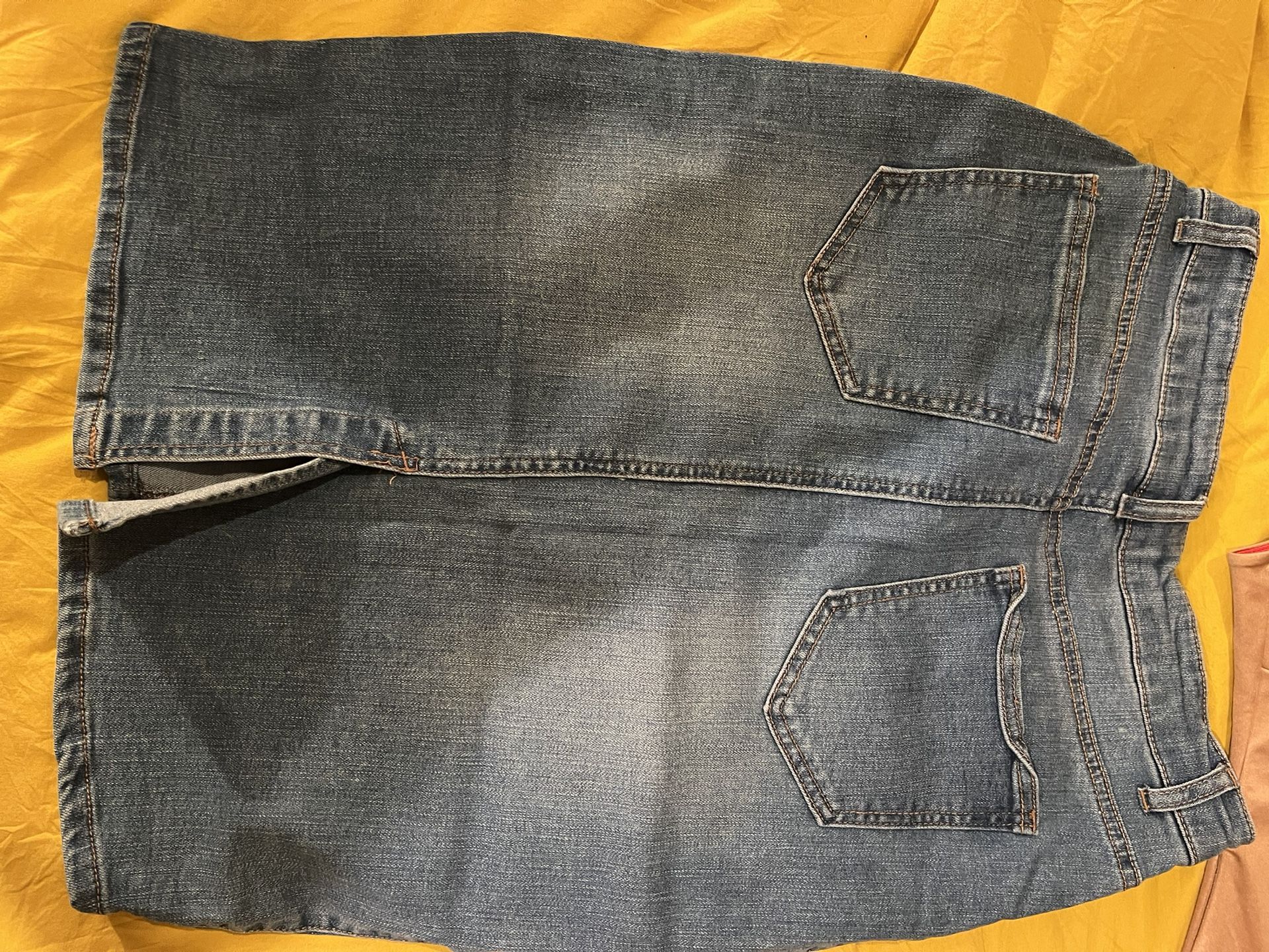 Denim Pencil Skirt - April Jeans Size Large