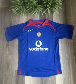 Manchester United 2005/06 Away Retro Soccer Jersey Nike Vintage Football Shirt (Camiseta De Futbol)